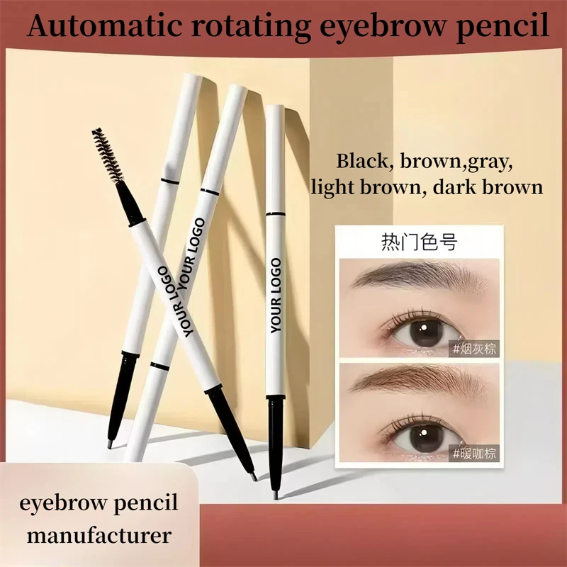 Automatic Rotating Round Tip Ultra-fine Eyebrow Pencil
